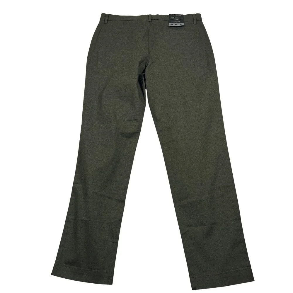 Banana Republic Core Temp Chino Pants  Mens 31x30 Olive Slim Fit Performance